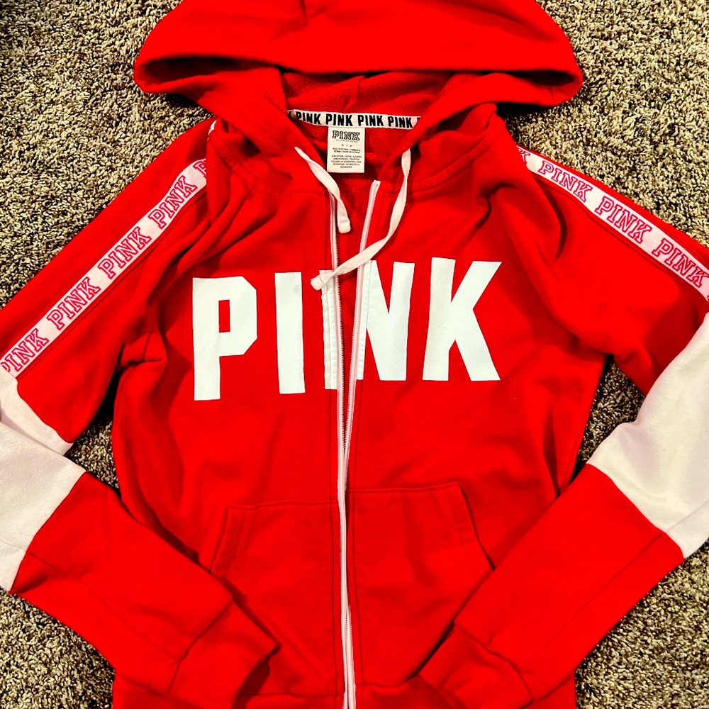 Victoria Secret PiNK zip up hoodie